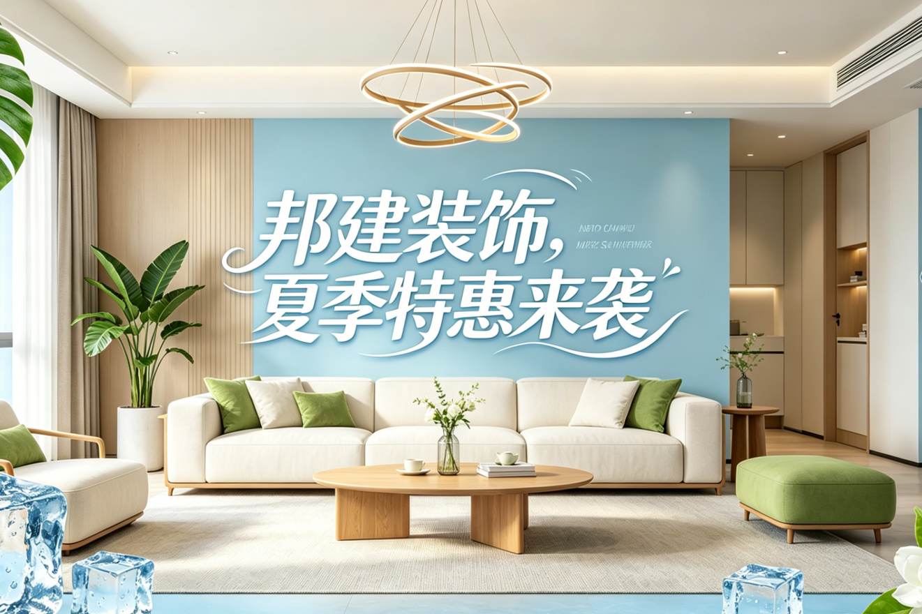 清凉一夏·装修狂欢｜邦建装饰夏季特惠来袭！